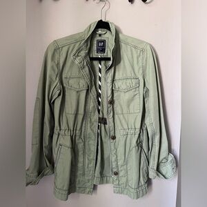 Women’s size XS Gap utility jacket green